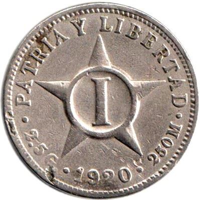 1 Centavo Coin | 2.5G 250M | Km:9.1 | 1915 - 1938