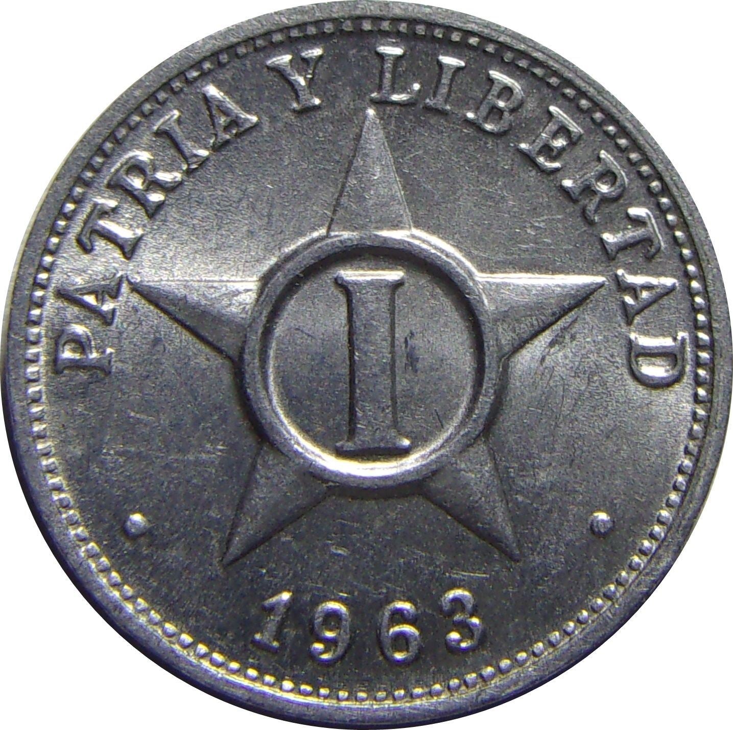 1 Centavo Coin | Patria | Libertad | Km:33.1 | 1963 - 1982