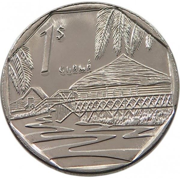 1 Peso Coin | Guamá ville | Km:579 | 1994 - 2018