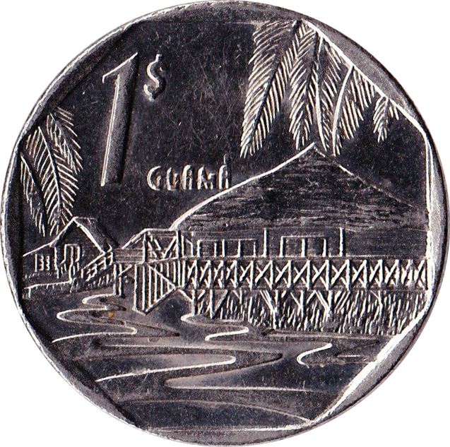 1 Peso Coin | Guamá ville | Km:579 | 1994 - 2018