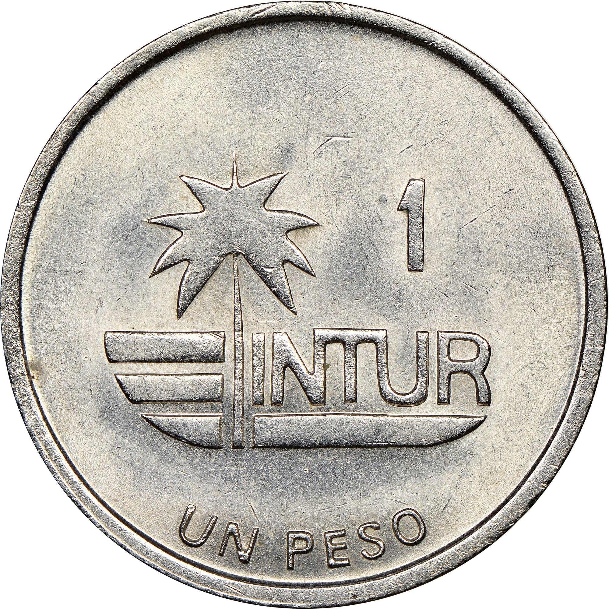 1 Peso Coin | INTUR | El Morro | Km:580 | 1989