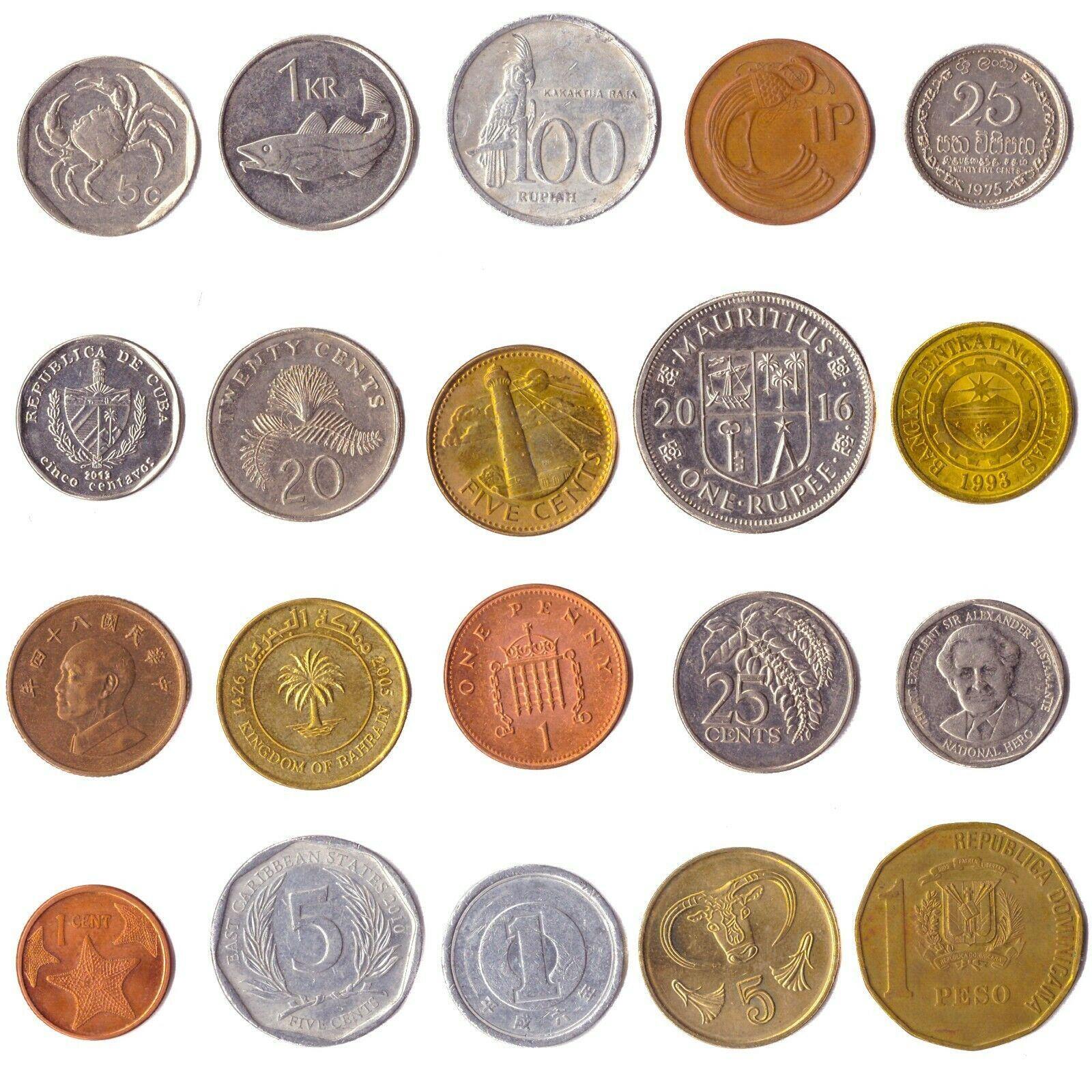 10 Coins | Island Countries | Surrounded By Water | Exotic Sovereign States