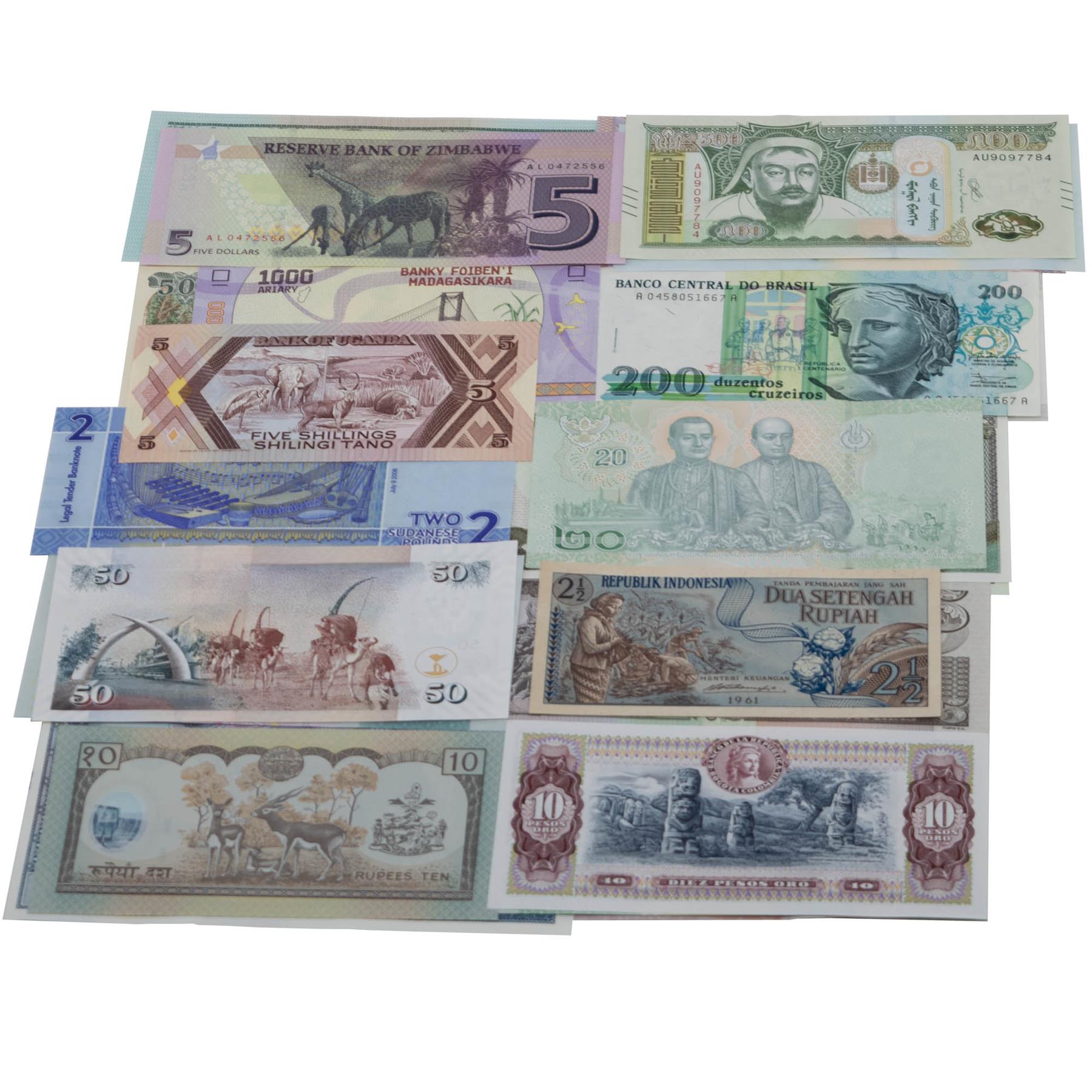 150 Banknotes | 150 Countries | Valuable Paper Money | UNC