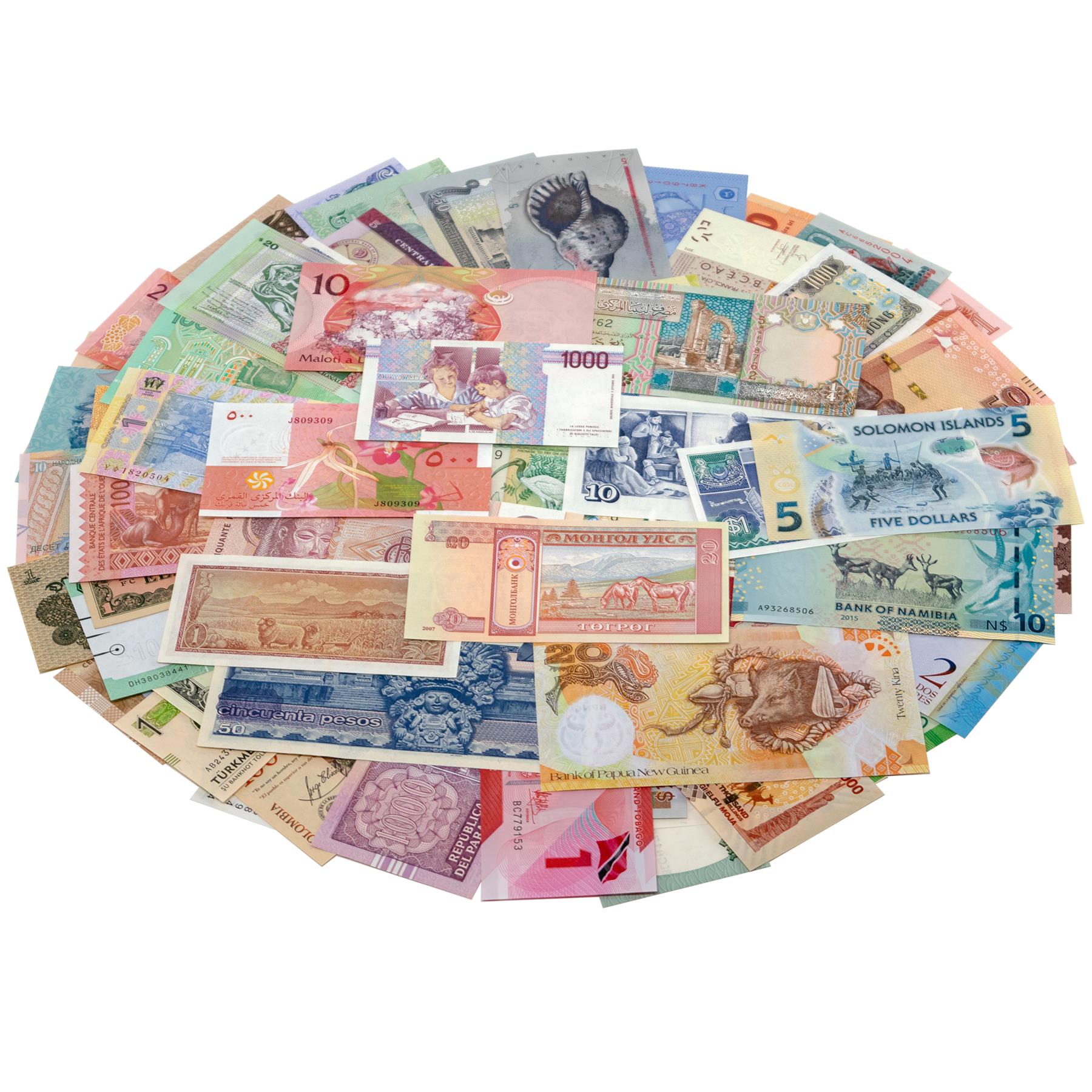 150 Banknotes | 150 Countries | Valuable Paper Money | UNC