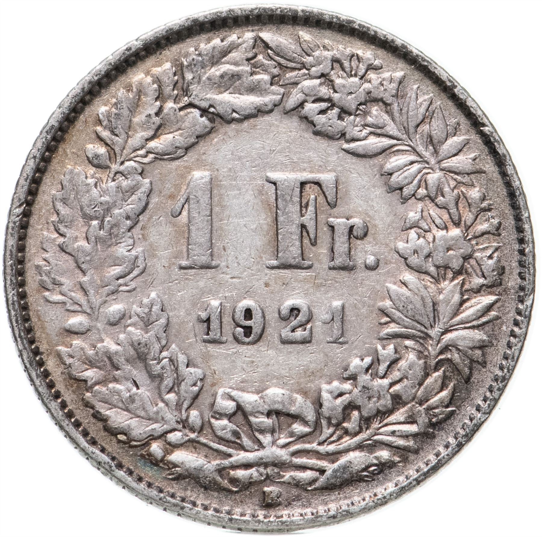 Switzerland Coin Swiss 1 Franc | Helvetia | KM24 | 1875 - 1967