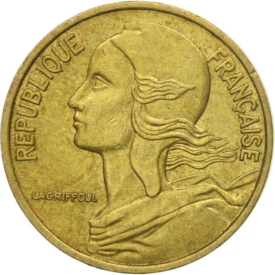 French Coin 5 Centimes | KM933 | France | 1966 - 2001