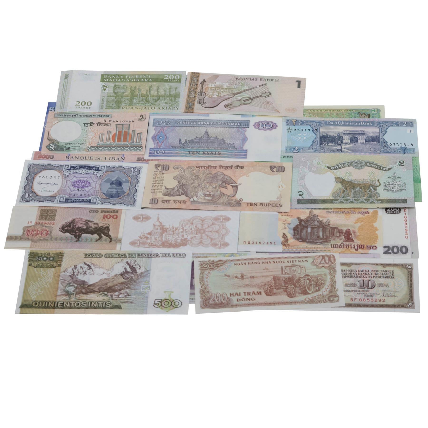 300 Banknotes | 40+ Countries | Valuable Paper Money | UNC