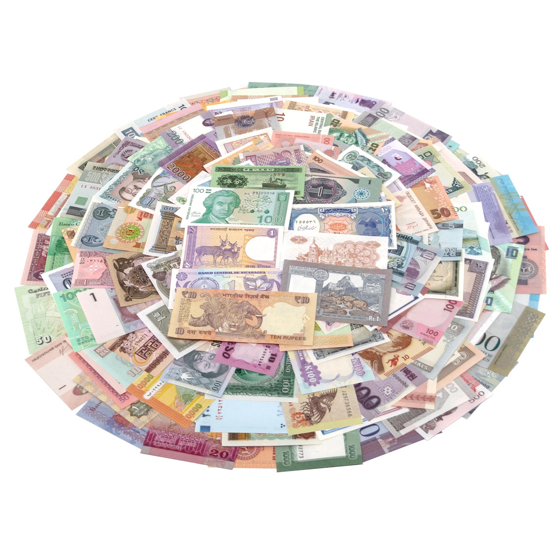 300 Banknotes | 40+ Countries | Valuable Paper Money | UNC