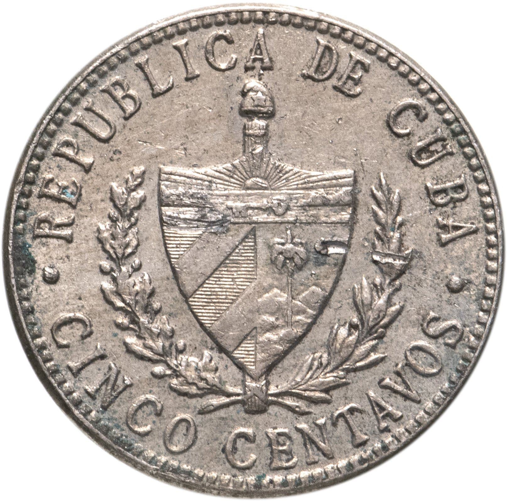 5 Centavos Coin | 5.0 G. | Km:11.1 | 1915 - 1920