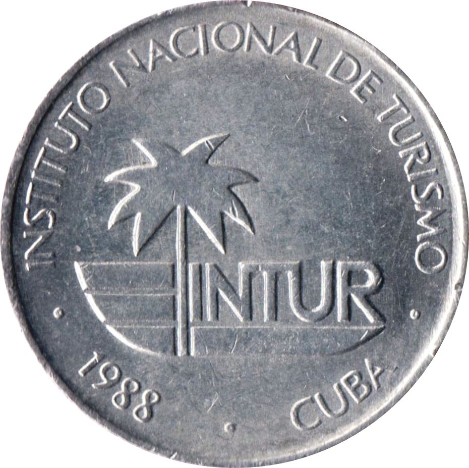 5 Centavos Coin | INTUR | Km:413 | 1988