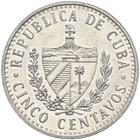 5 Centavos Coin | Patria | Libertad | Km:34 | 1963 - 2015