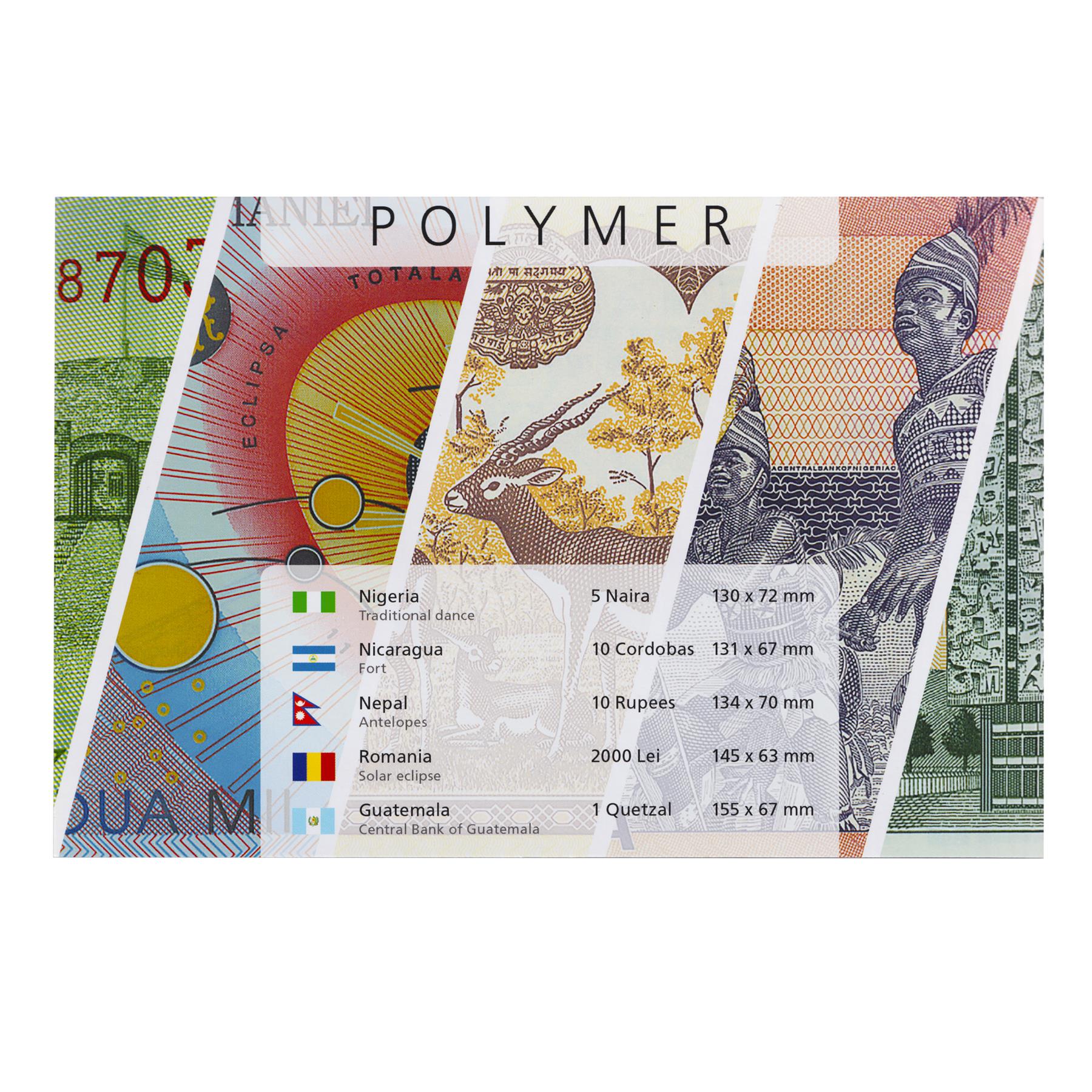 5 Polymer Banknotes | Nigeria | Nicaragua | Nepal | Romania | Guatemala