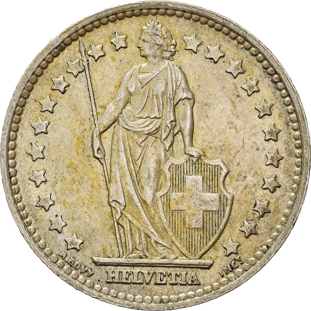 Switzerland Coin Swiss 1 Franc | Helvetia | KM24 | 1875 - 1967