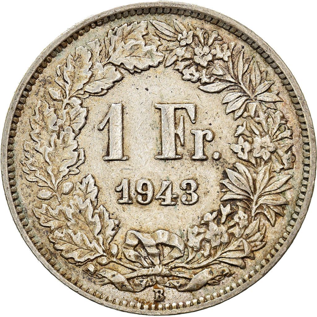 Switzerland Coin Swiss 1 Franc | Helvetia | KM24 | 1875 - 1967