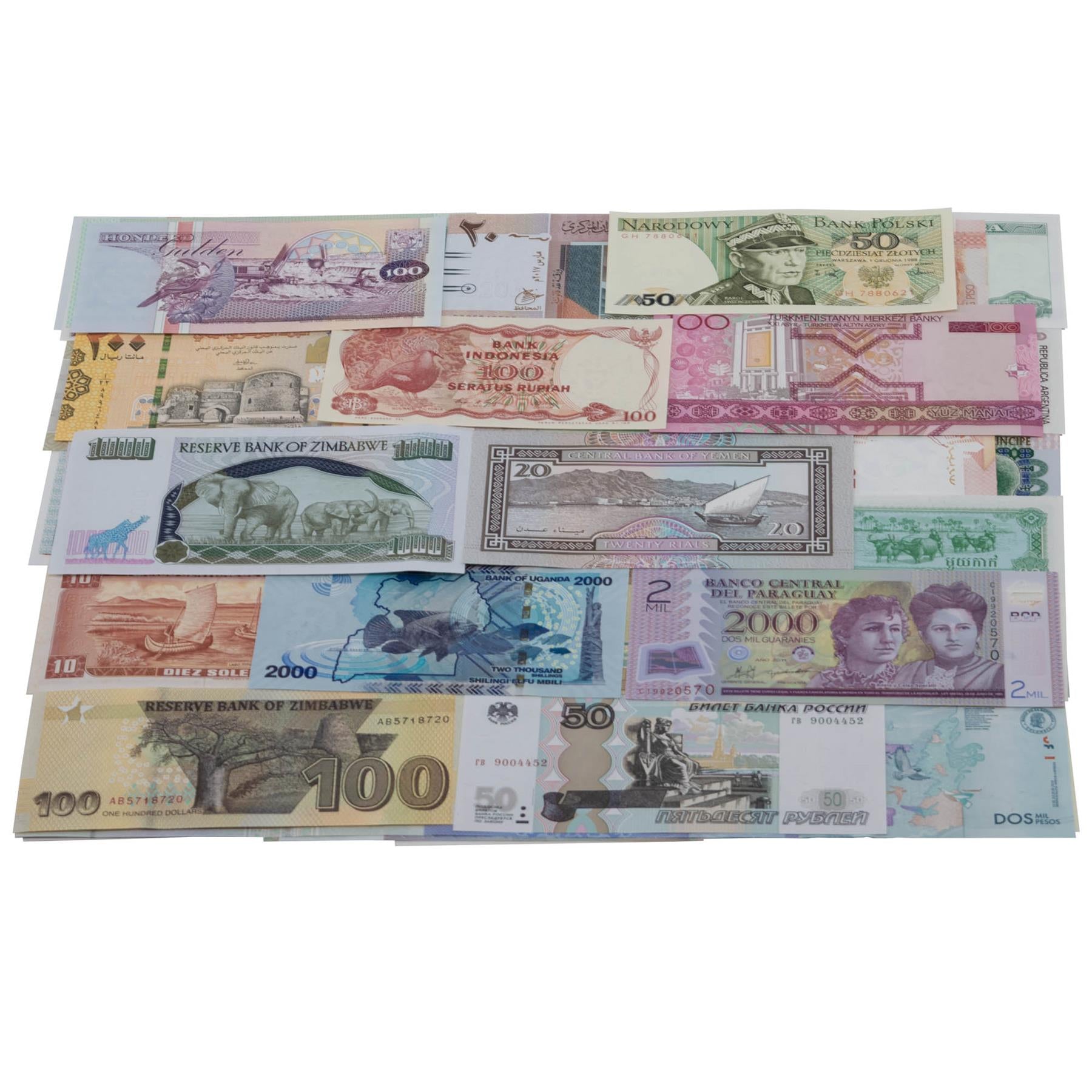 800 Banknotes | 125+ Countries | Valuable Paper Money | UNC