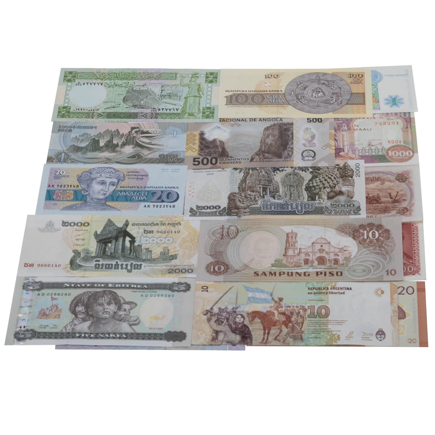 800 Banknotes | 125+ Countries | Valuable Paper Money | UNC