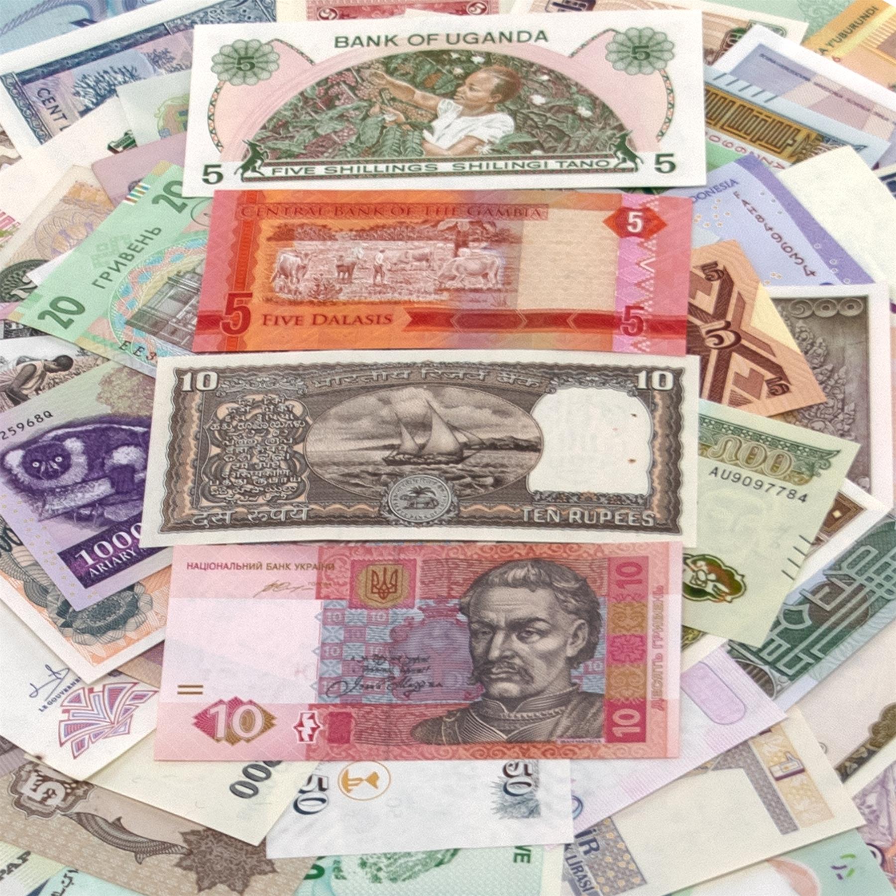 800 Banknotes | 125+ Countries | Valuable Paper Money | UNC