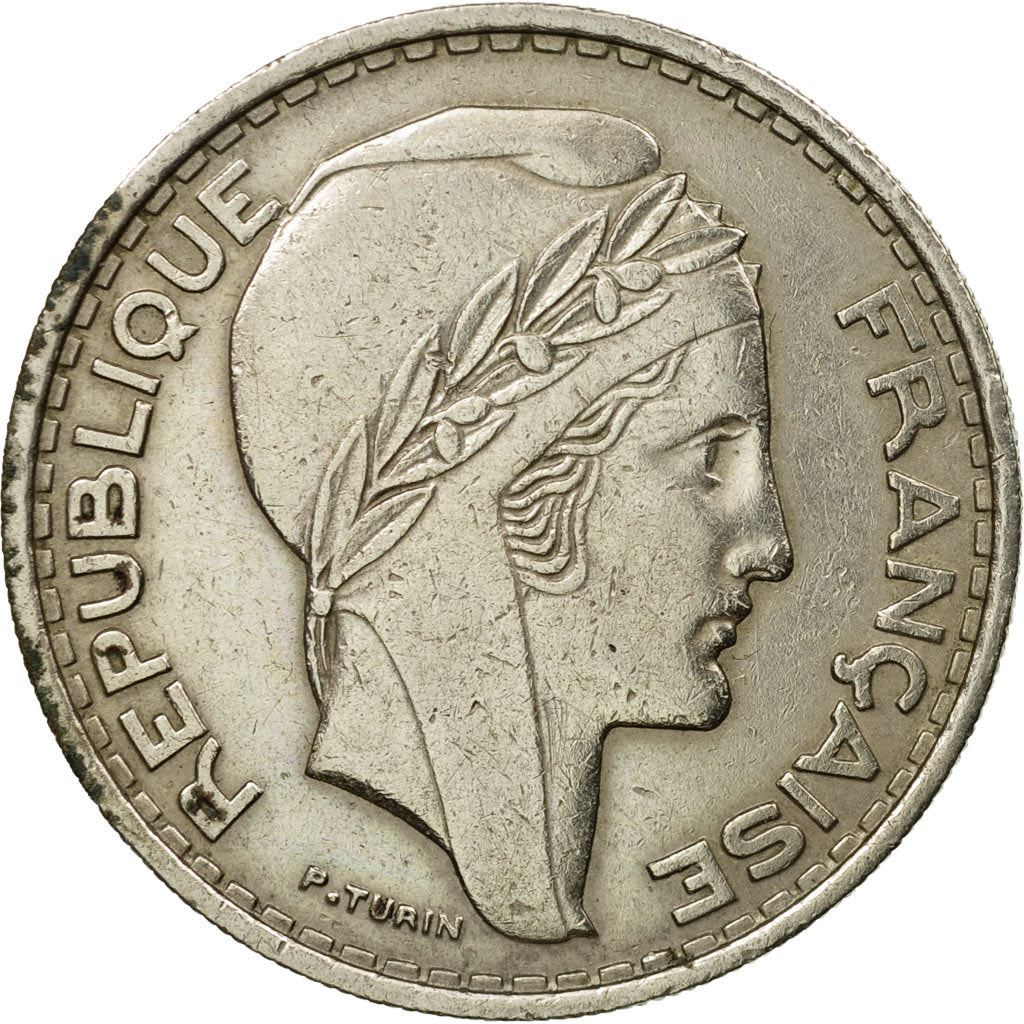 Algeria 50 Francs Coin | Marrianne | Phrygian Cap | KM92 | 1949