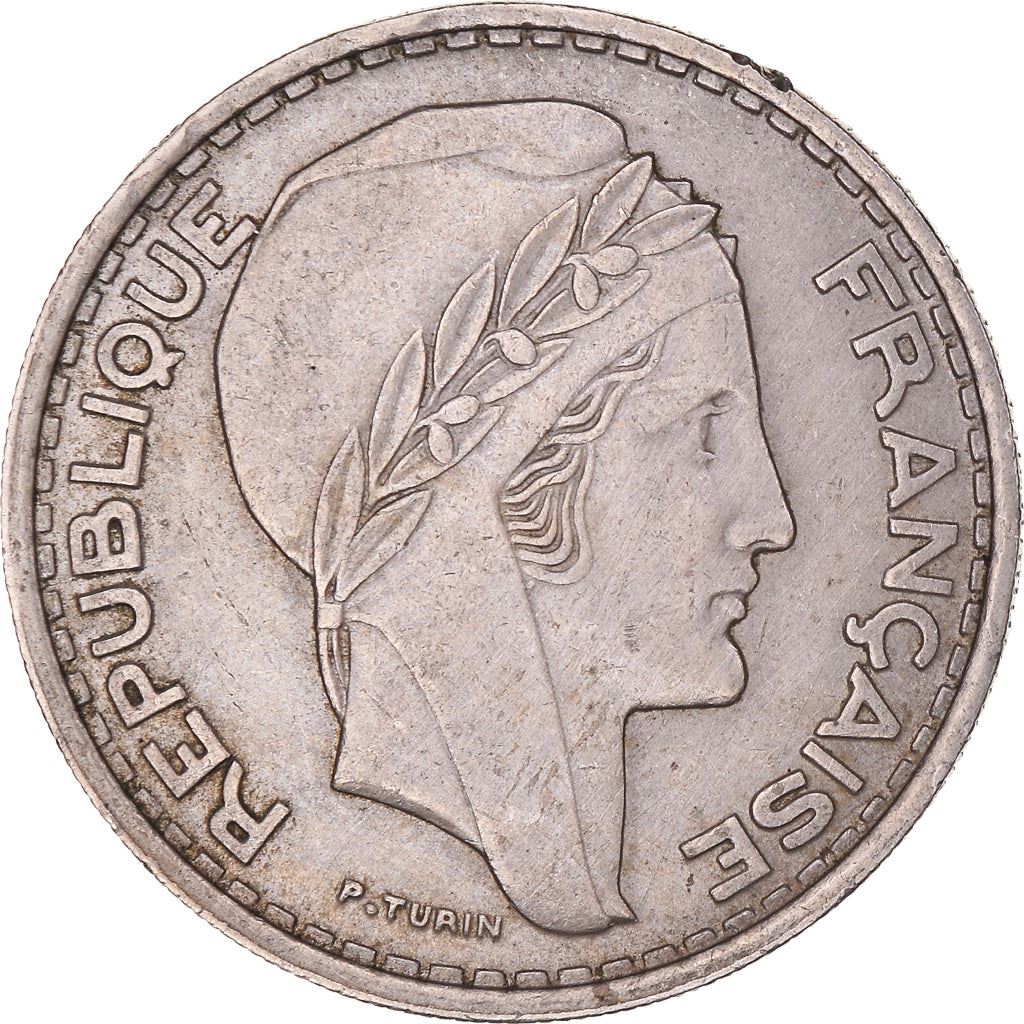 Algeria 50 Francs Coin | Marrianne | Phrygian Cap | KM92 | 1949