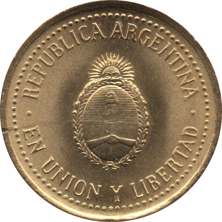 Argentina 10 Centavos | Pico | Gorro Frigio | Sun Coin | KM107 | 1992 - 2006