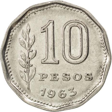 Argentina 10 Pesos | El Resero | Horse Riding Coin | KM60 | 1962 - 1968