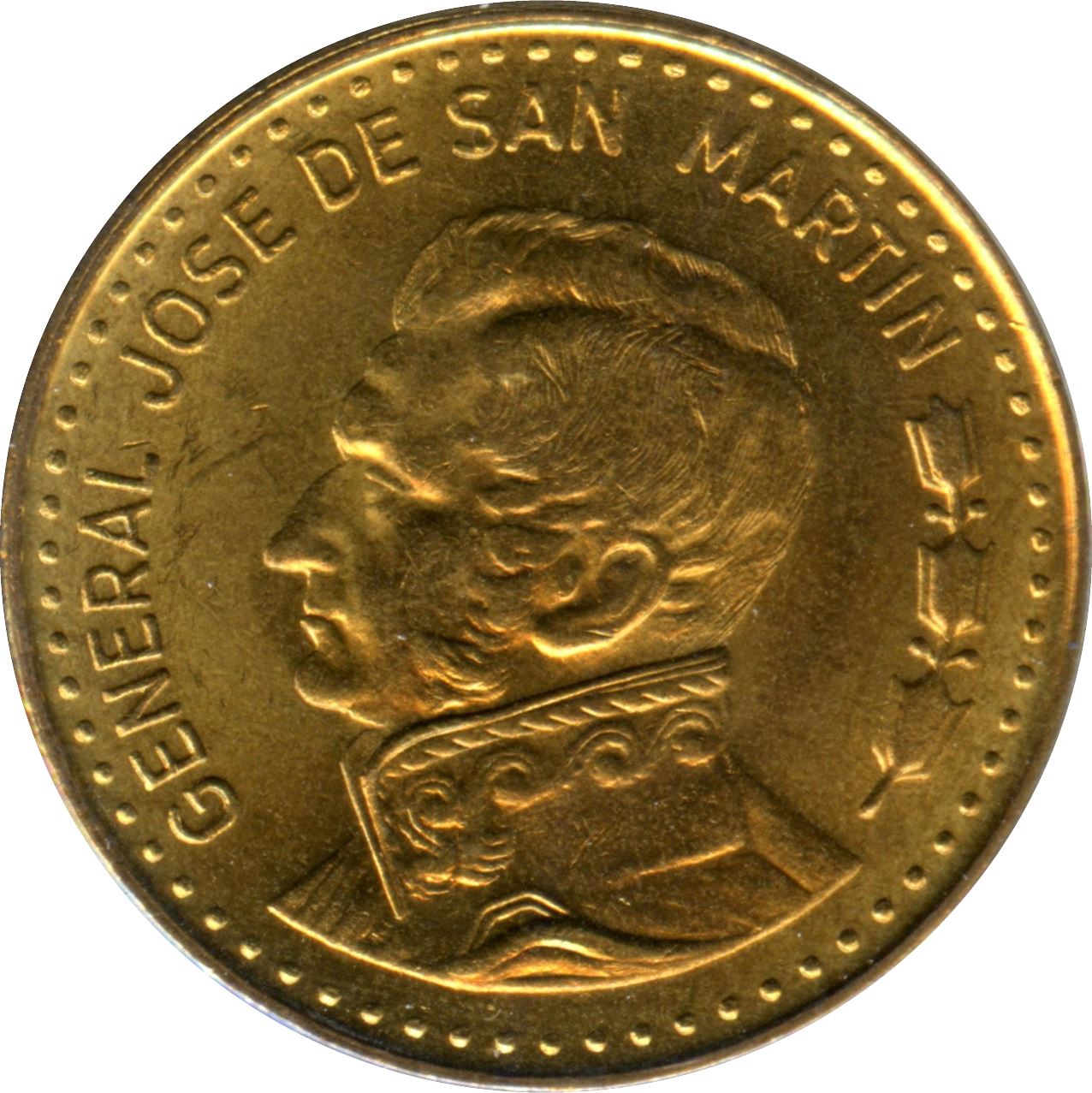 Argentina 100 Pesos | Jose de San Martin | Stars Coin | KM85a | 1980 - 1981