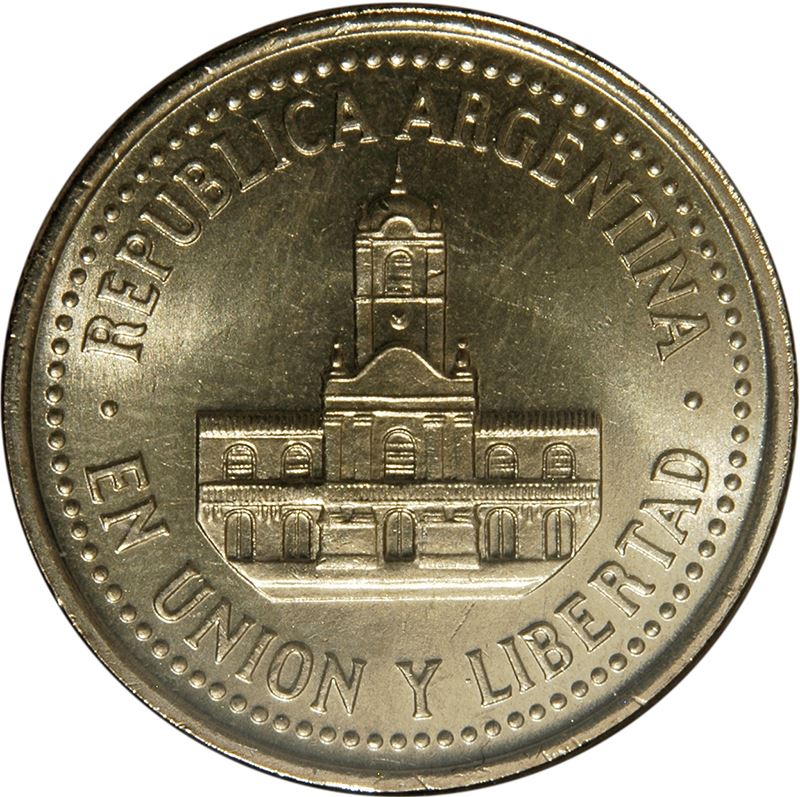 Argentina 25 Centavos | Cabildo building Coin | KM110 | 1992 - 2010