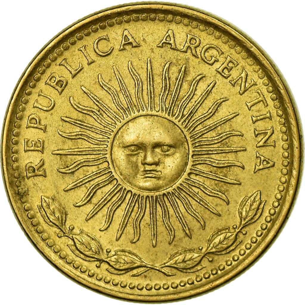 Argentina 5 Pesos Coin | Sol de Mayo | Sun | KM71 | 1976 - 1977