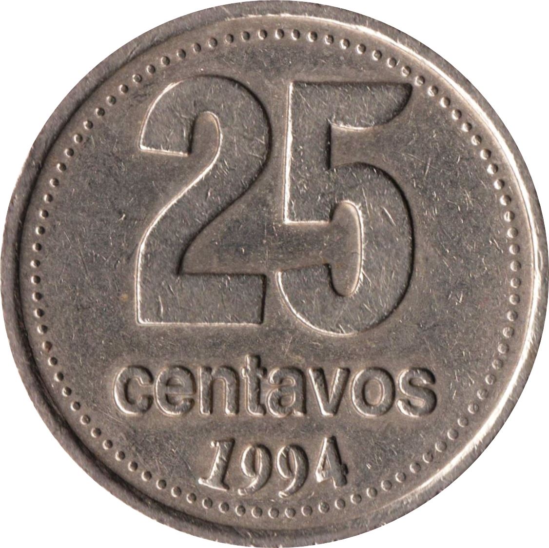 Argentina Coin 25 Centavos | 1993 - 1996