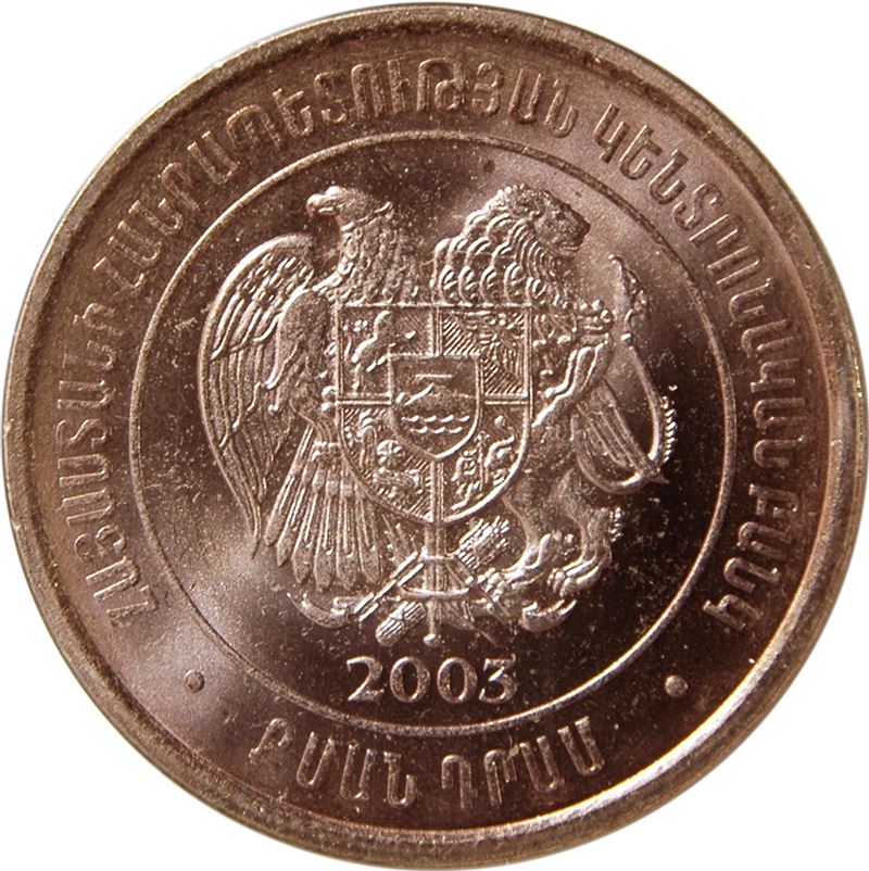 Armenia | 20 Dram Coins | KM93 | 2003