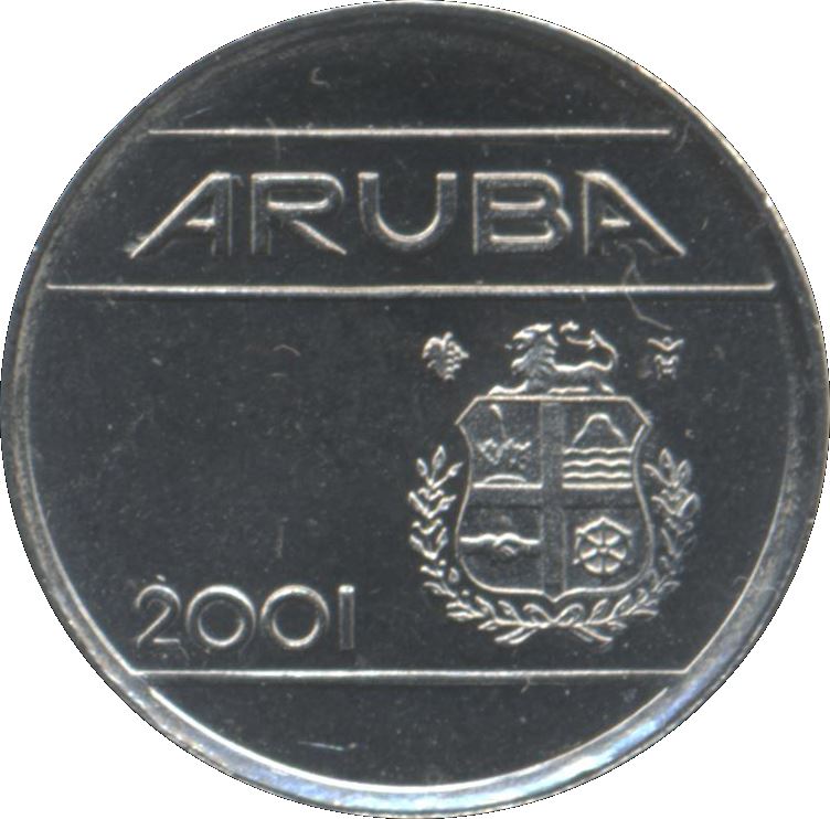 Aruba 5 Cents Coin | Queen Beatrix | Willem Alexander | KM1 | 1986 - 2020