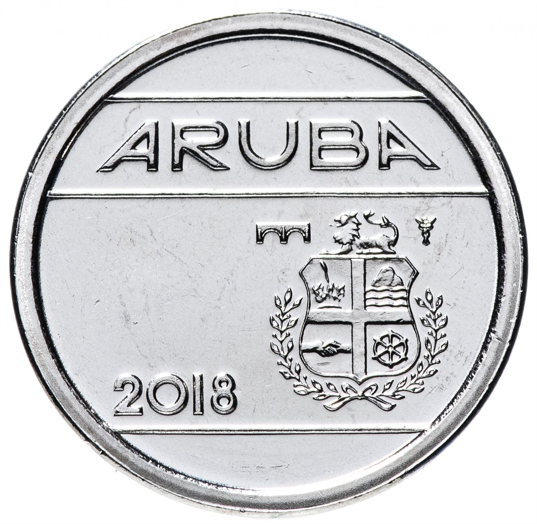 Aruba 5 Cents Coin | Queen Beatrix | Willem Alexander | KM1 | 1986 - 2020