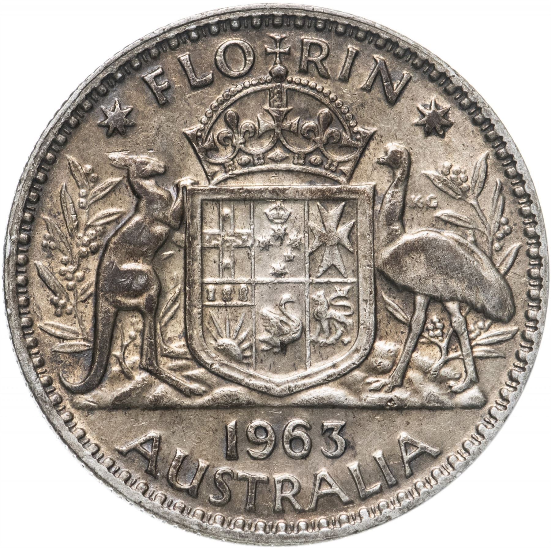 Australia | 1 Shilling Coin | Elizabeth II | Ram | KM59 | 1955 - 1963