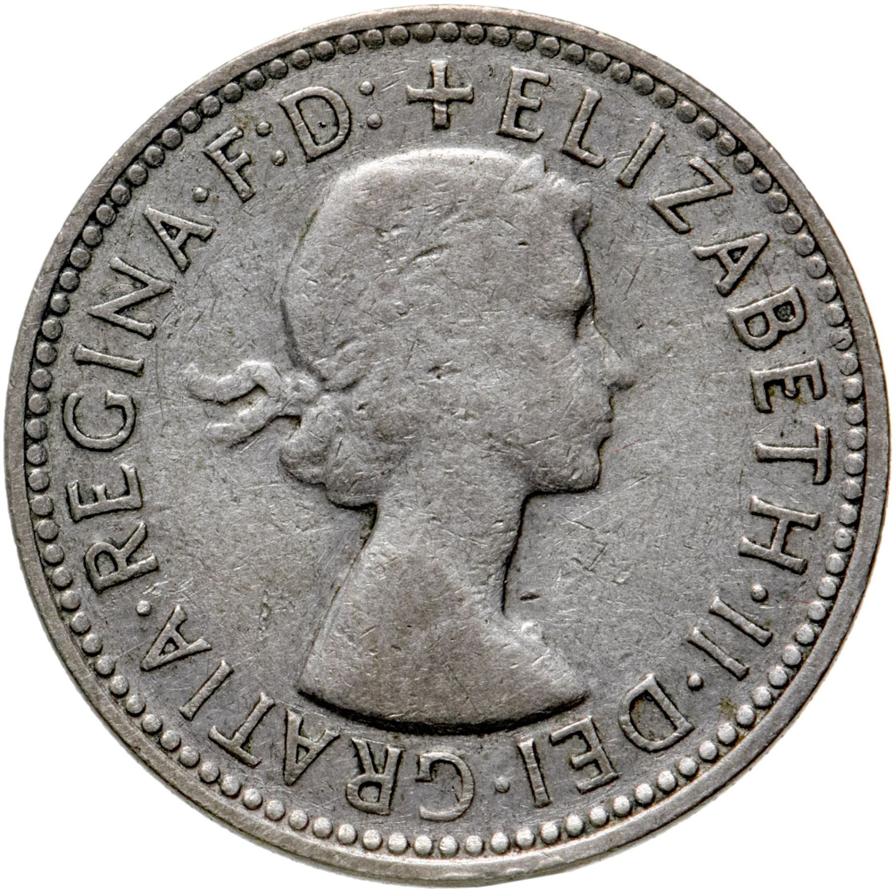 Australia | 1 Shilling Coin | Elizabeth II | Ram | KM59 | 1955 - 1963