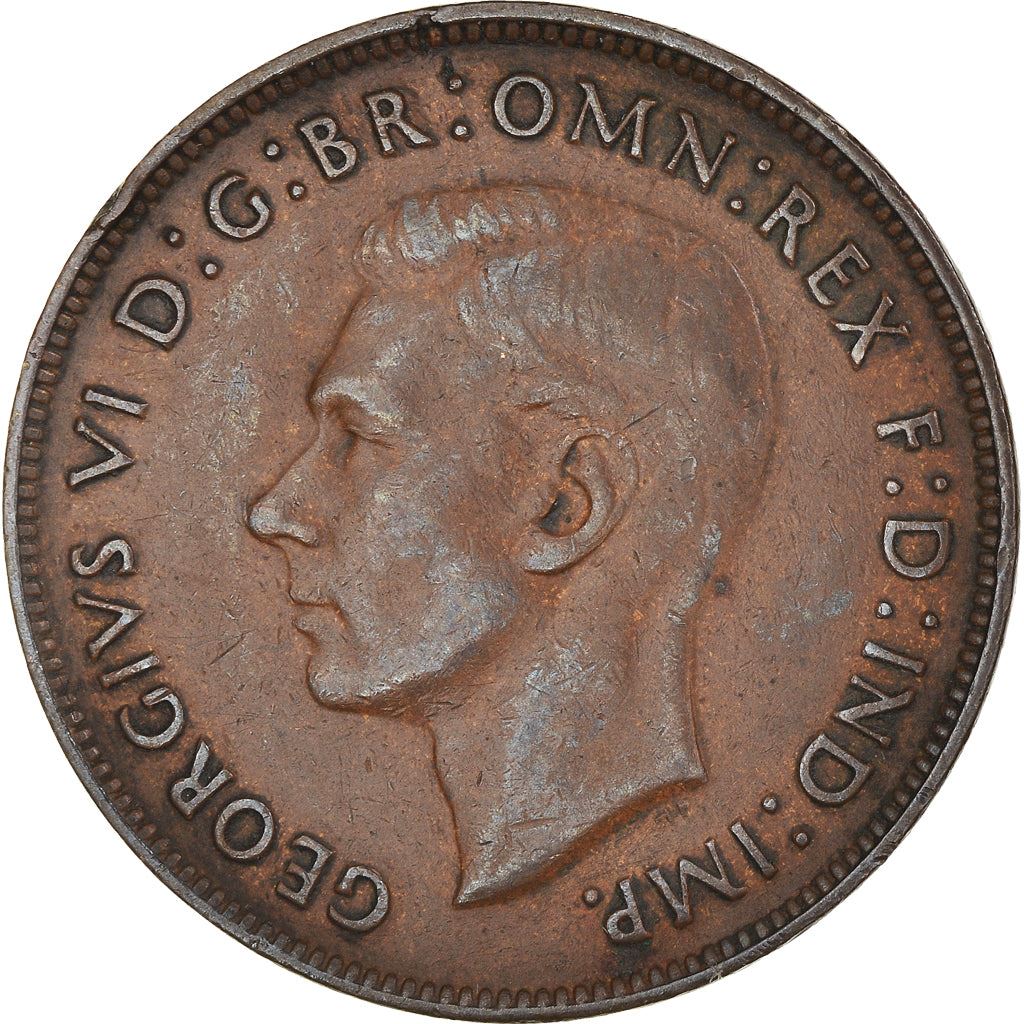 Australia Coin | 1 Penny | George VI | Kangaroo | KM36 | 1938 - 1948