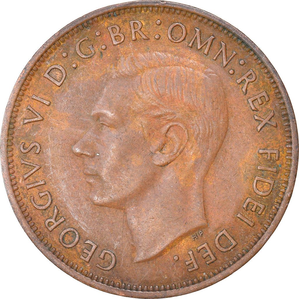 Australia Coin | 1 Penny | George VI | Kangaroo | KM43 | 1949 - 1952