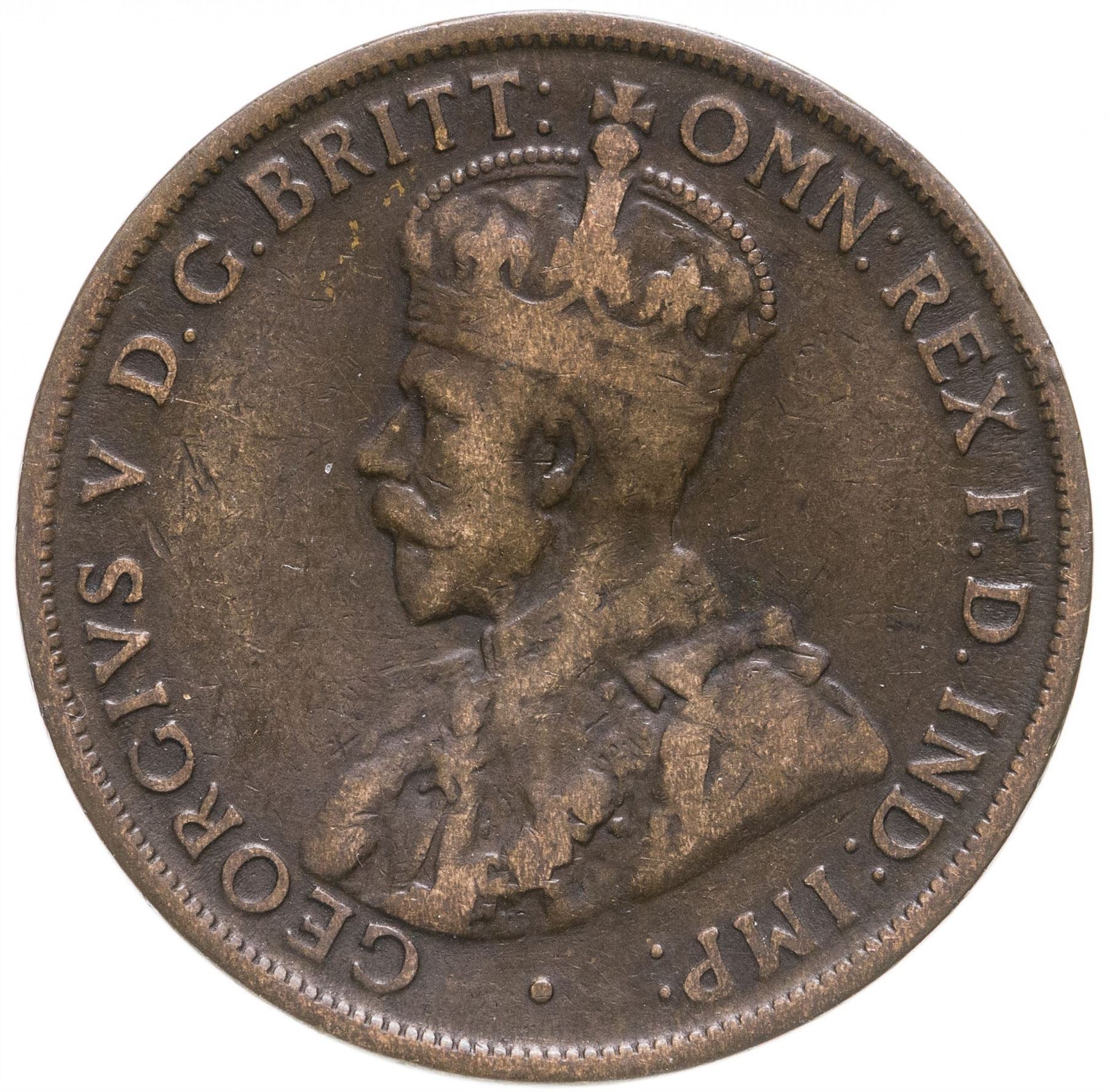 Australia Coin | 1 Penny | King George V | KM23 | 1911 - 1936