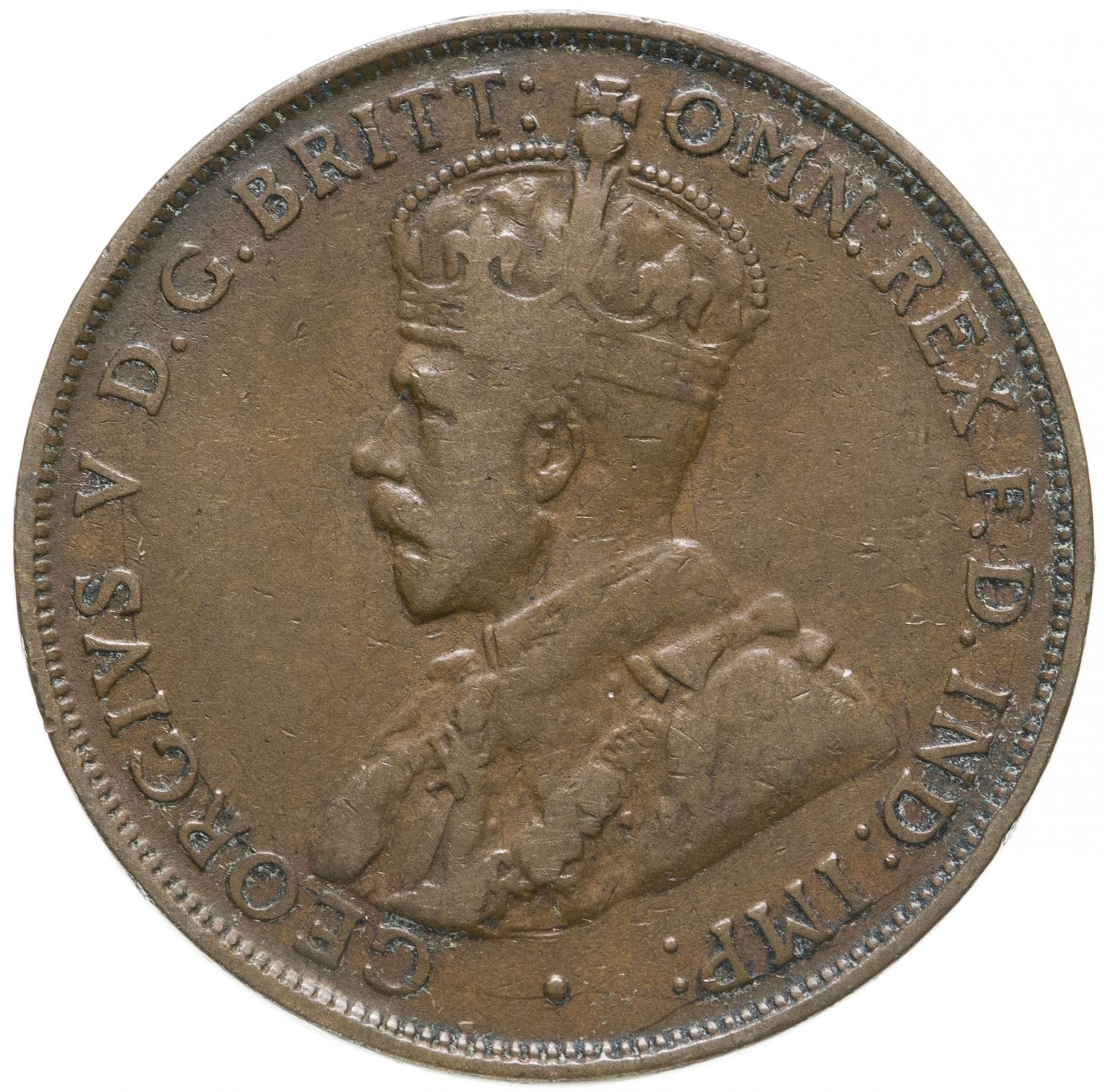 Australia Coin | 1 Penny | King George V | KM23 | 1911 - 1936