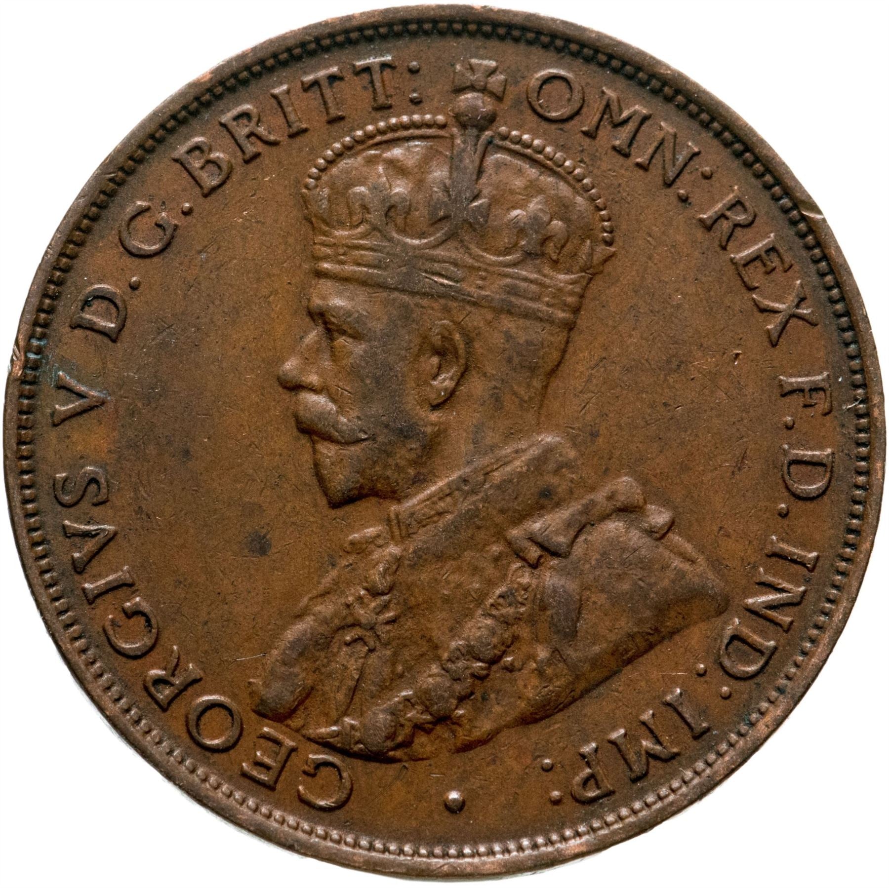 Australia Coin | 1 Penny | King George V | KM23 | 1911 - 1936