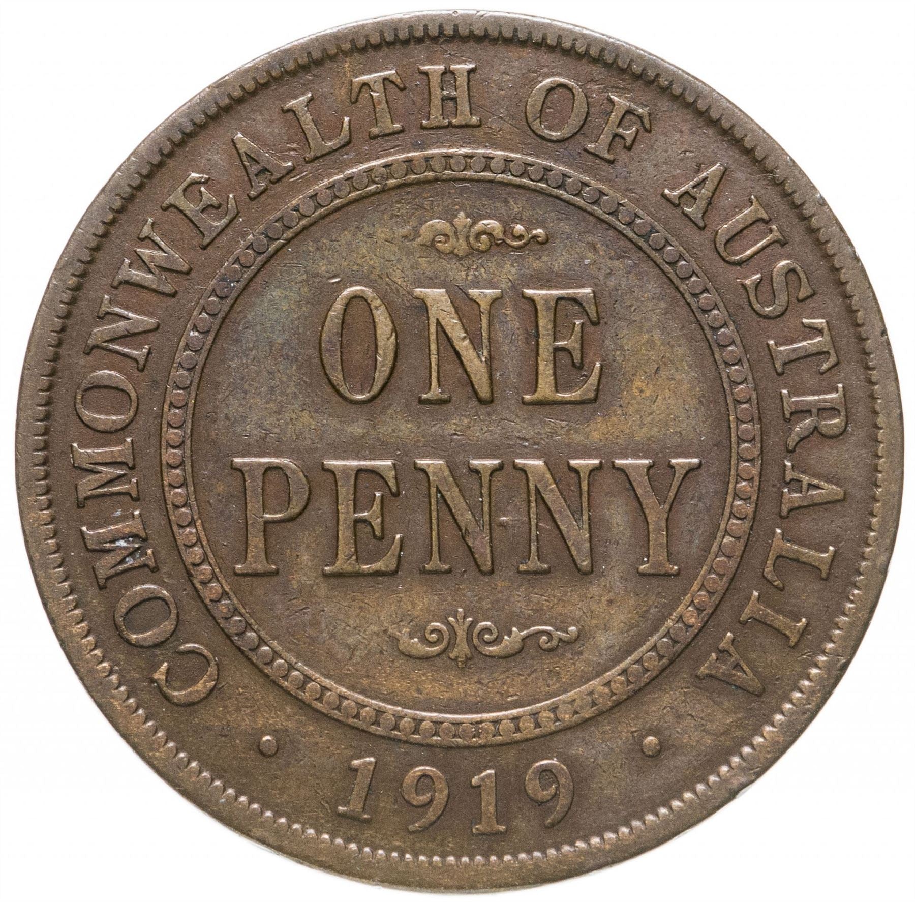 Australia Coin | 1 Penny | King George V | KM23 | 1911 - 1936