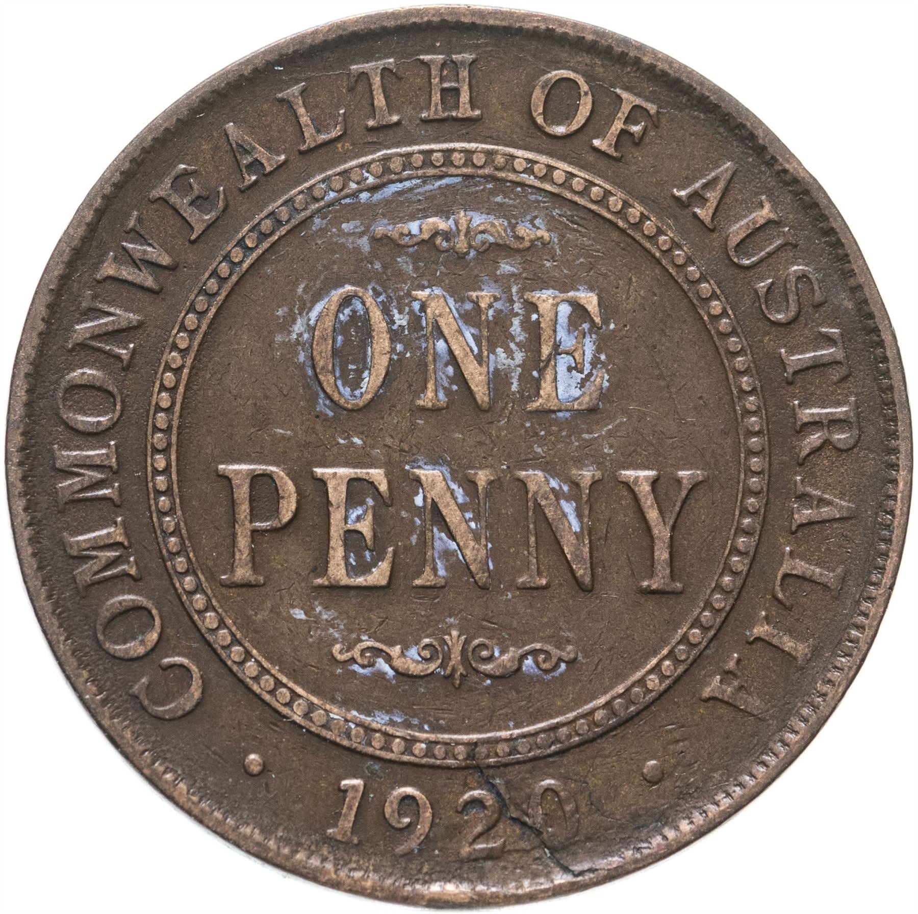 Australia Coin | 1 Penny | King George V | KM23 | 1911 - 1936