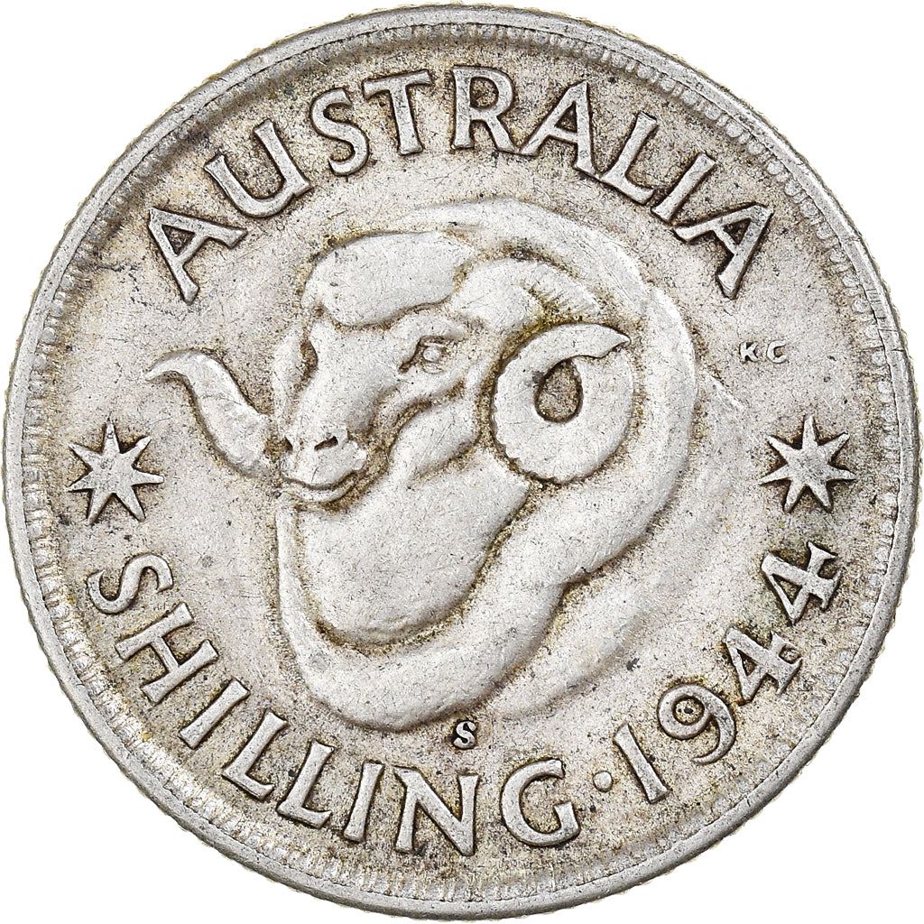 Australia Coin | 1 Shilling | George VI | Merino Ram | KM39 | 1938 - 1944