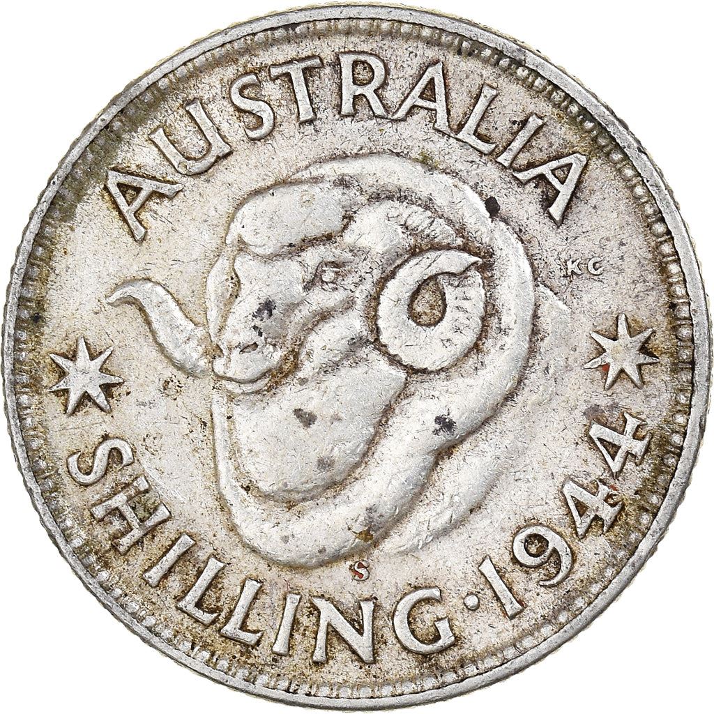 Australia Coin | 1 Shilling | George VI | Merino Ram | KM39 | 1938 - 1944