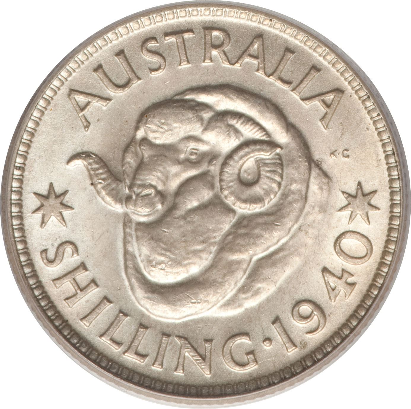 Australia Coin | 1 Shilling | George VI | Merino Ram | KM39 | 1938 - 1944