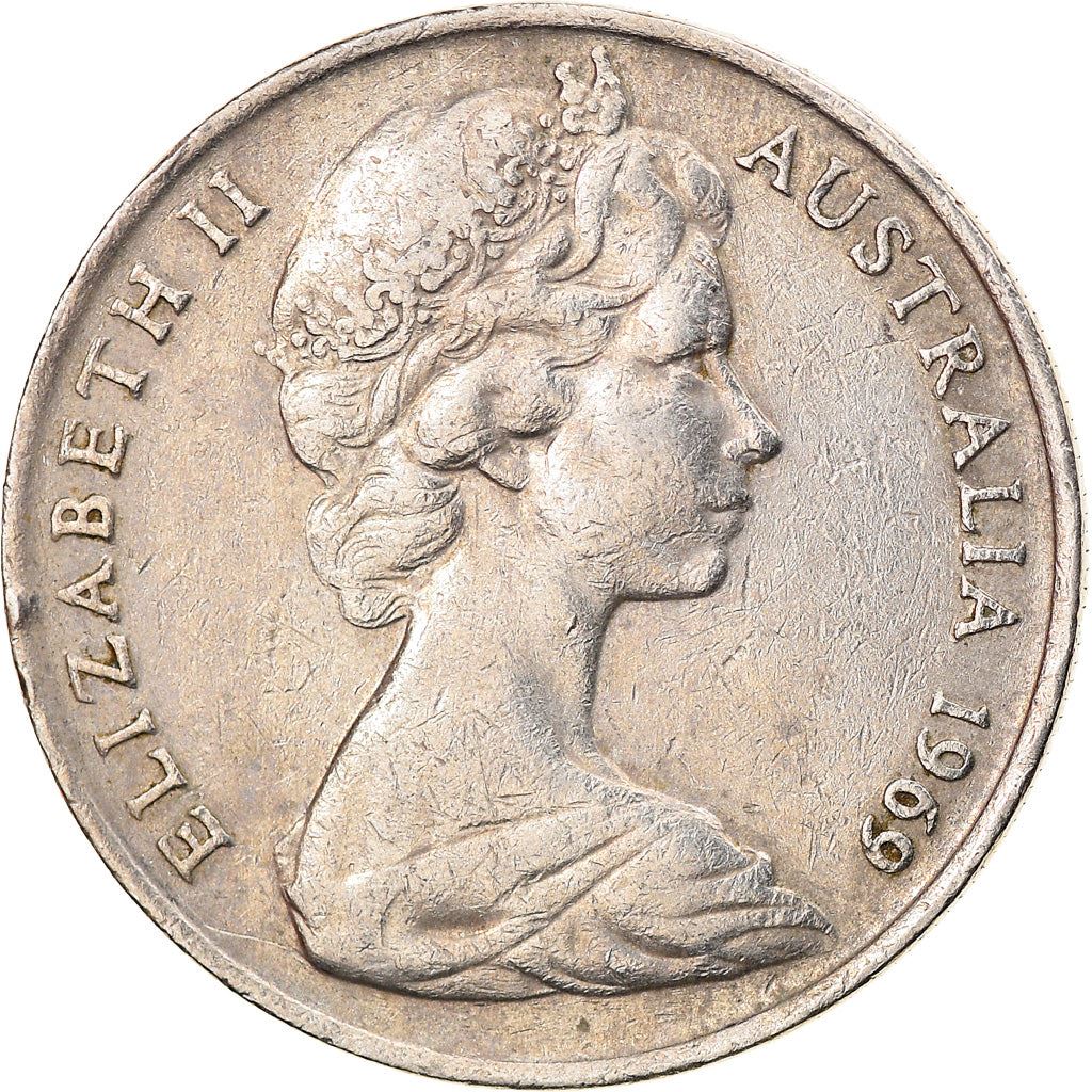 Australia Coin | 10 Cents | Elizabeth II | Superb Lyrebird | KM65 | 1966 - 2019