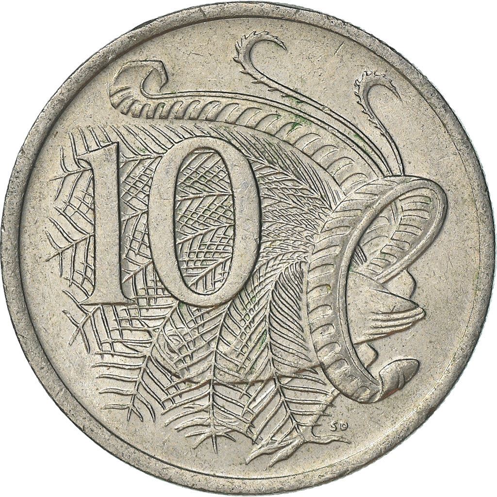 Australia Coin | 10 Cents | Elizabeth II | Superb Lyrebird | KM65 | 1966 - 2019