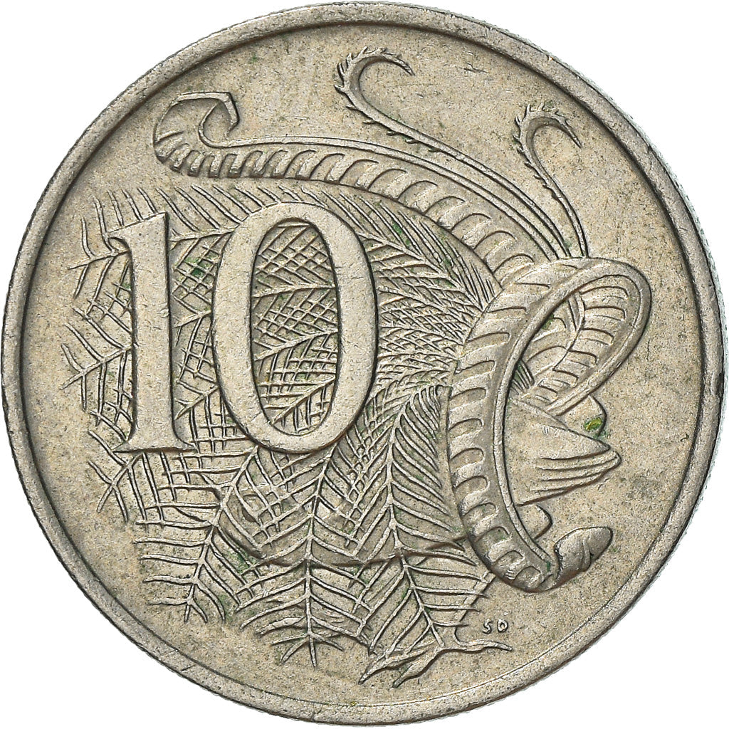 Australia Coin | 10 Cents | Elizabeth II | Superb Lyrebird | KM65 | 1966 - 2019