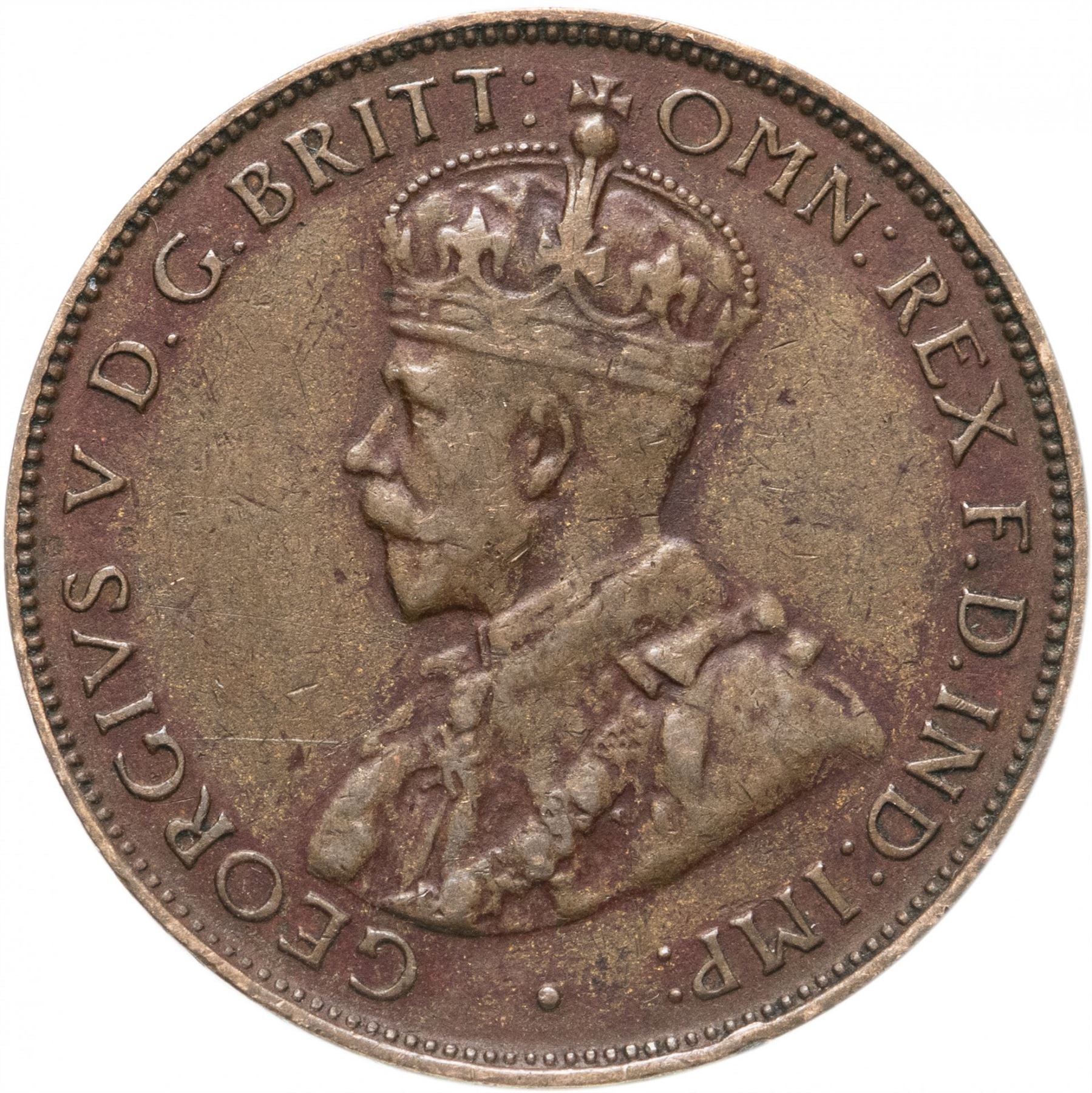 Australia Coin | ½ Penny | George V | KM22 | 1911 - 1936