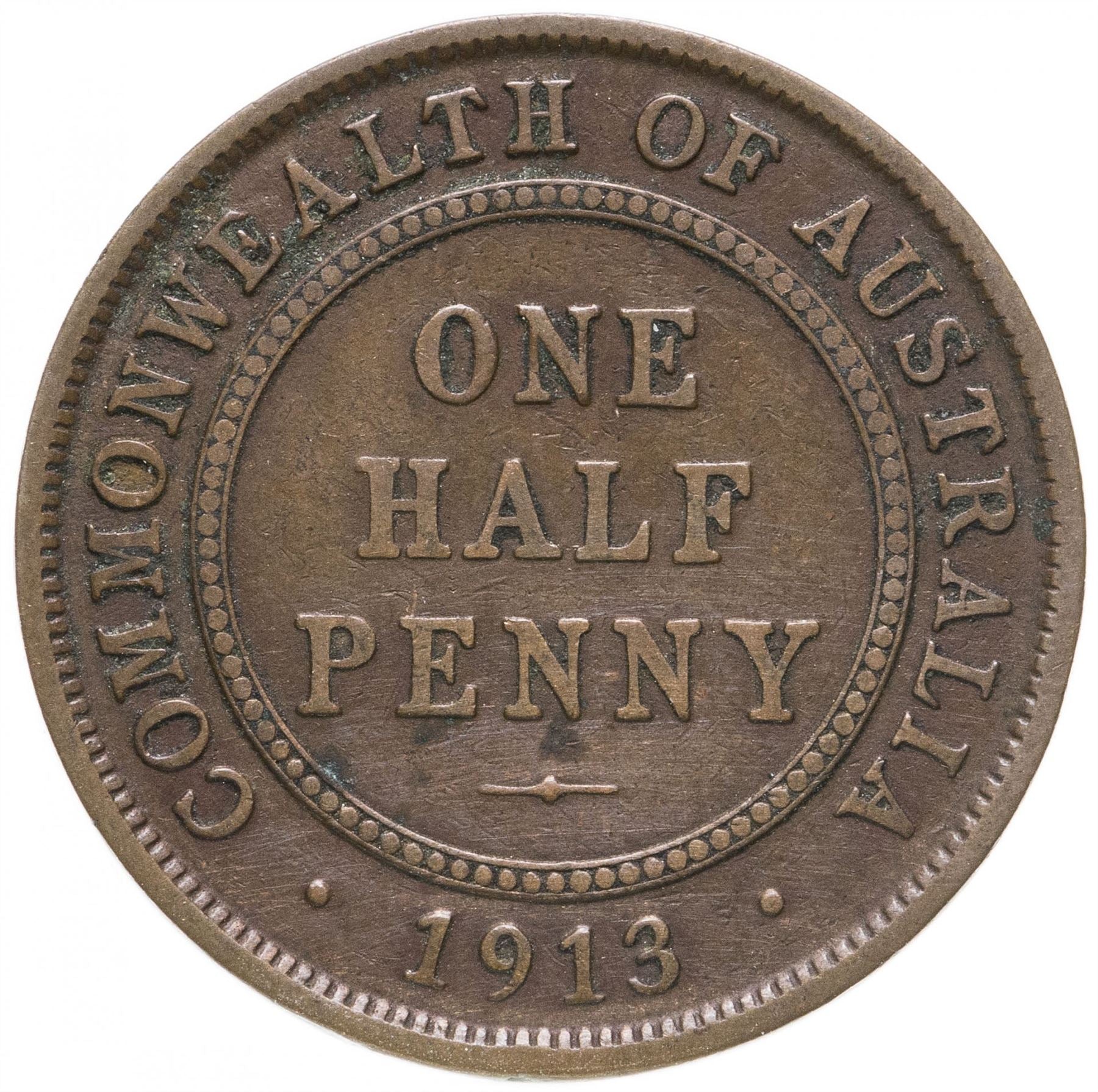 Australia Coin | ½ Penny | George V | KM22 | 1911 - 1936