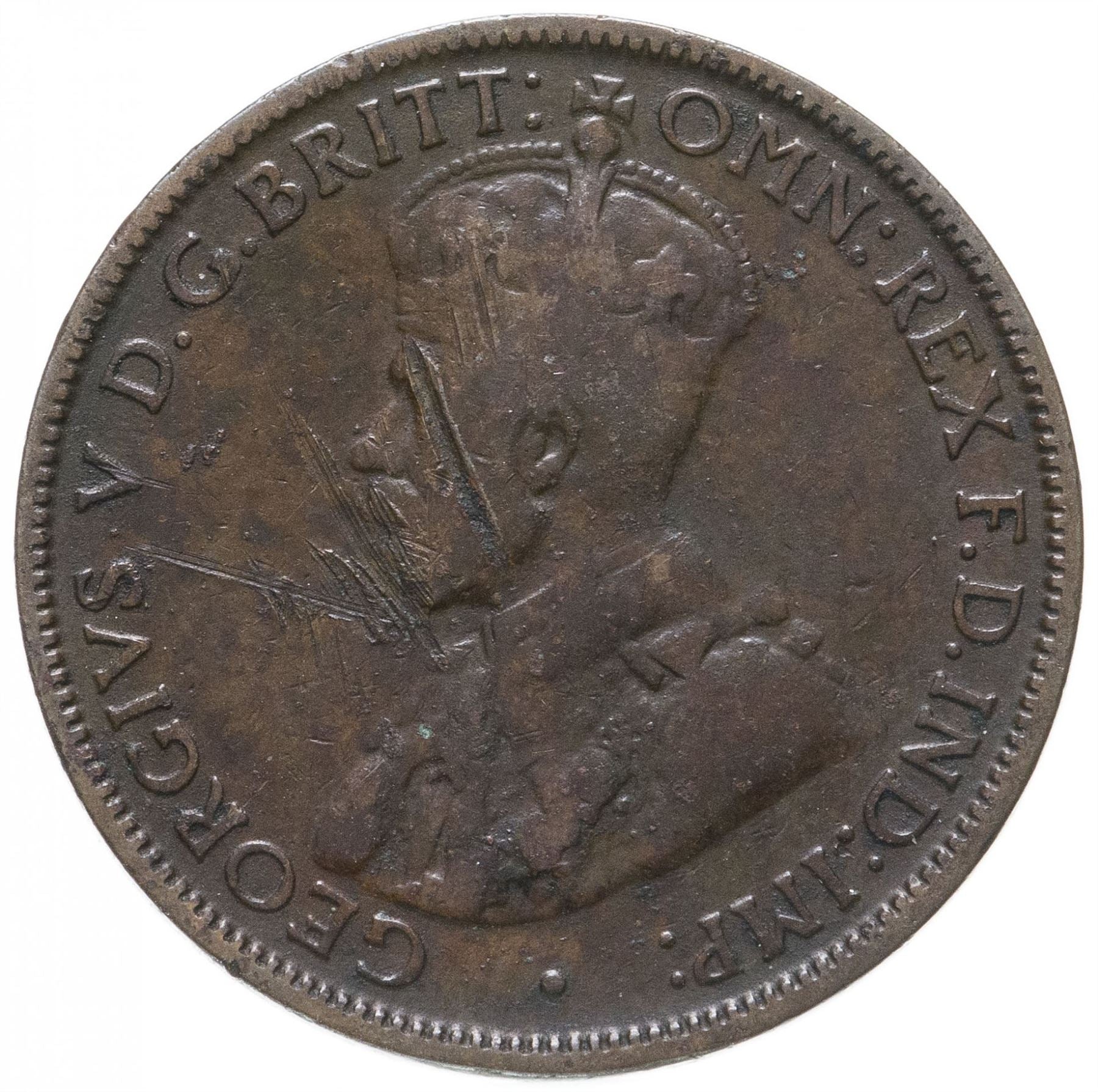 Australia Coin | ½ Penny | George V | KM22 | 1911 - 1936